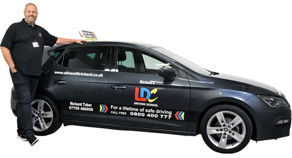 Richard Taber's driving school car